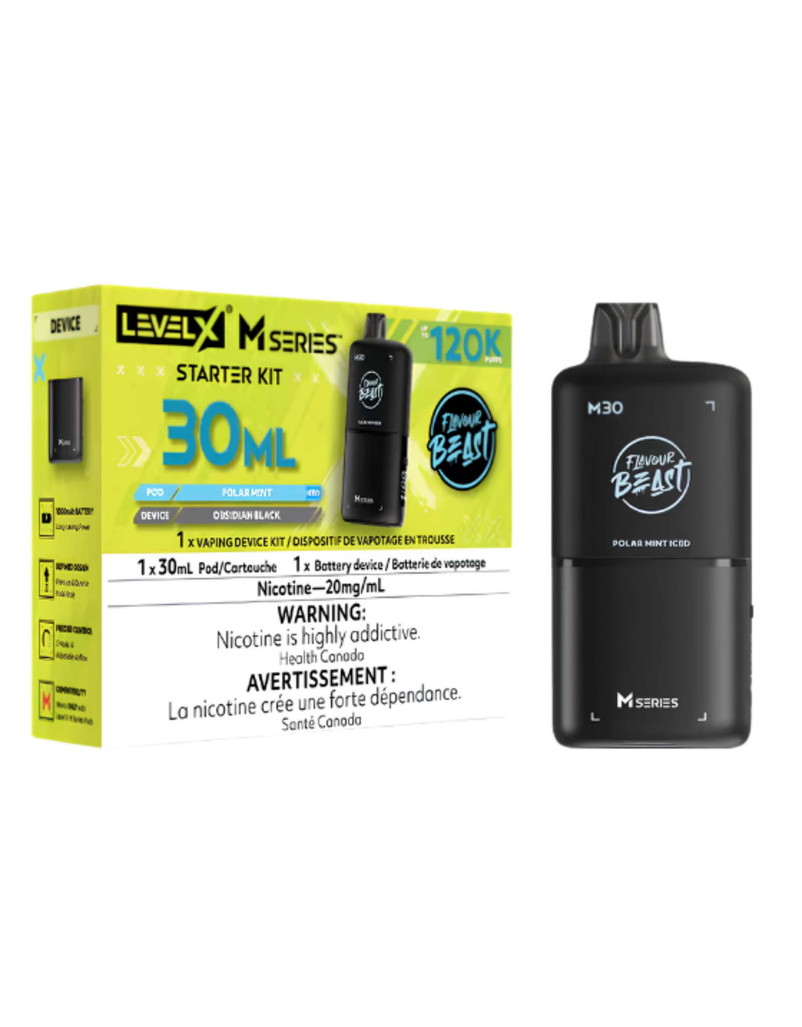 Flavour Beast Flavour Beast | Level X - M Series | 120K Starter Kit (30mL)