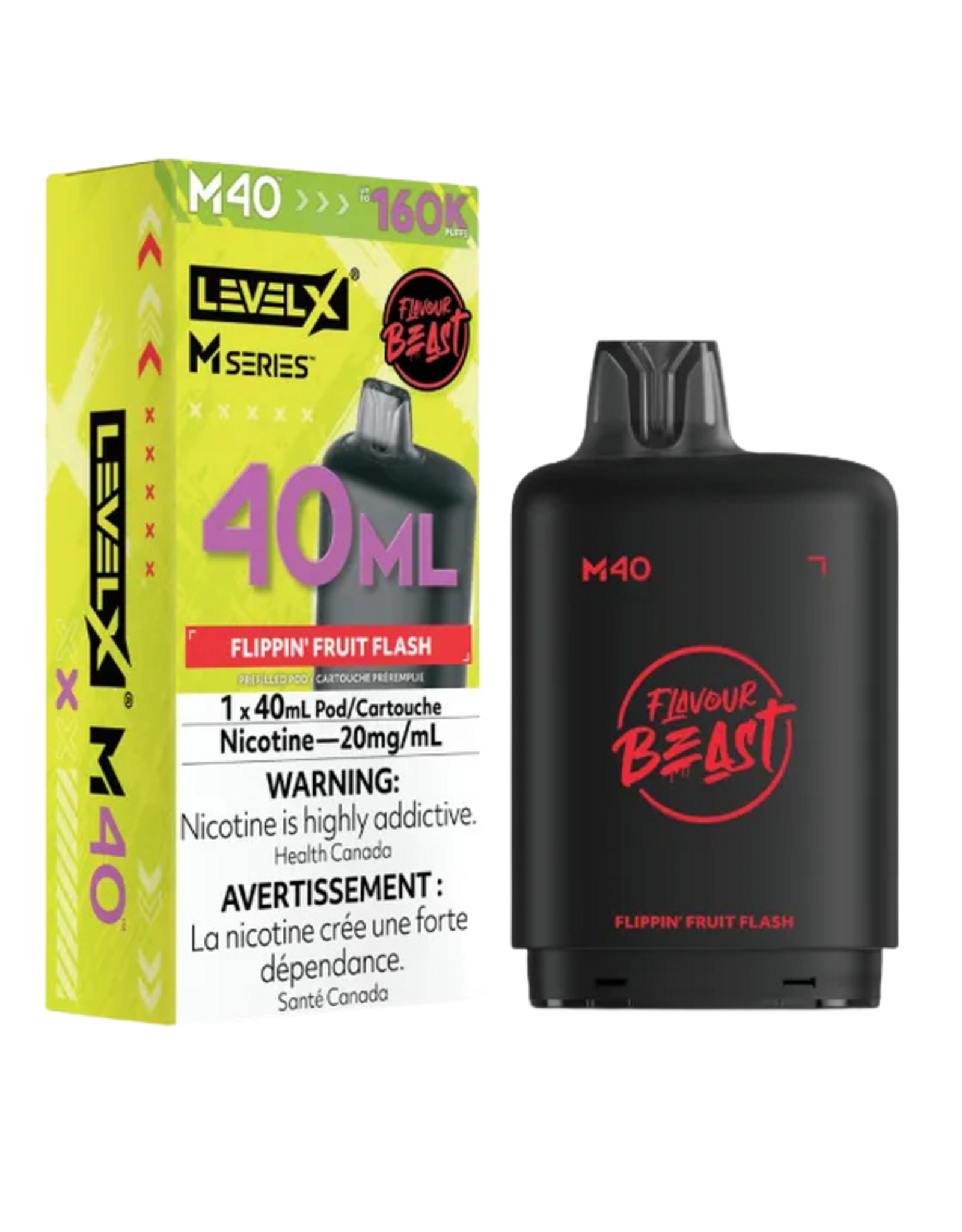 Flavour Beast Level X M Series | Flavour Beast 160K Pod (40mL)