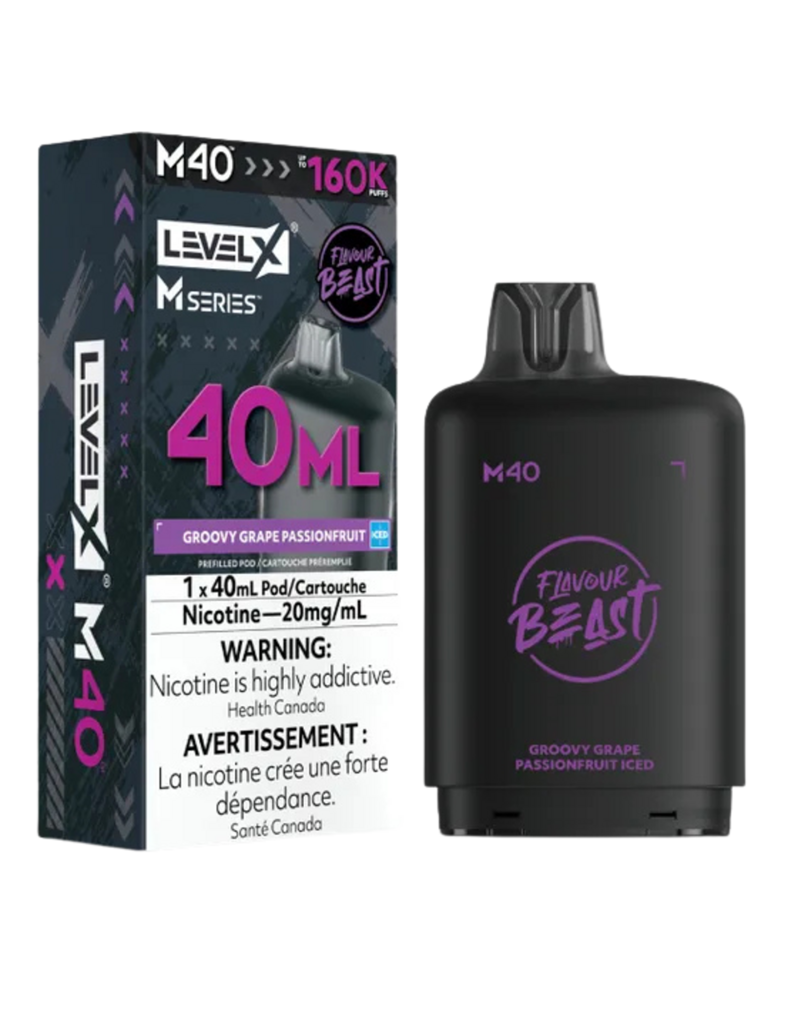 Flavour Beast Level X M Series | Flavour Beast 160K Pod (40mL)