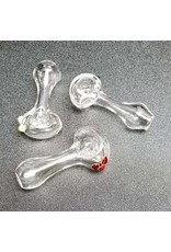 Puff Urban Glass Clear Pipe w/Dots