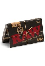 Raw Raw Black Single Wide Rolling Papers