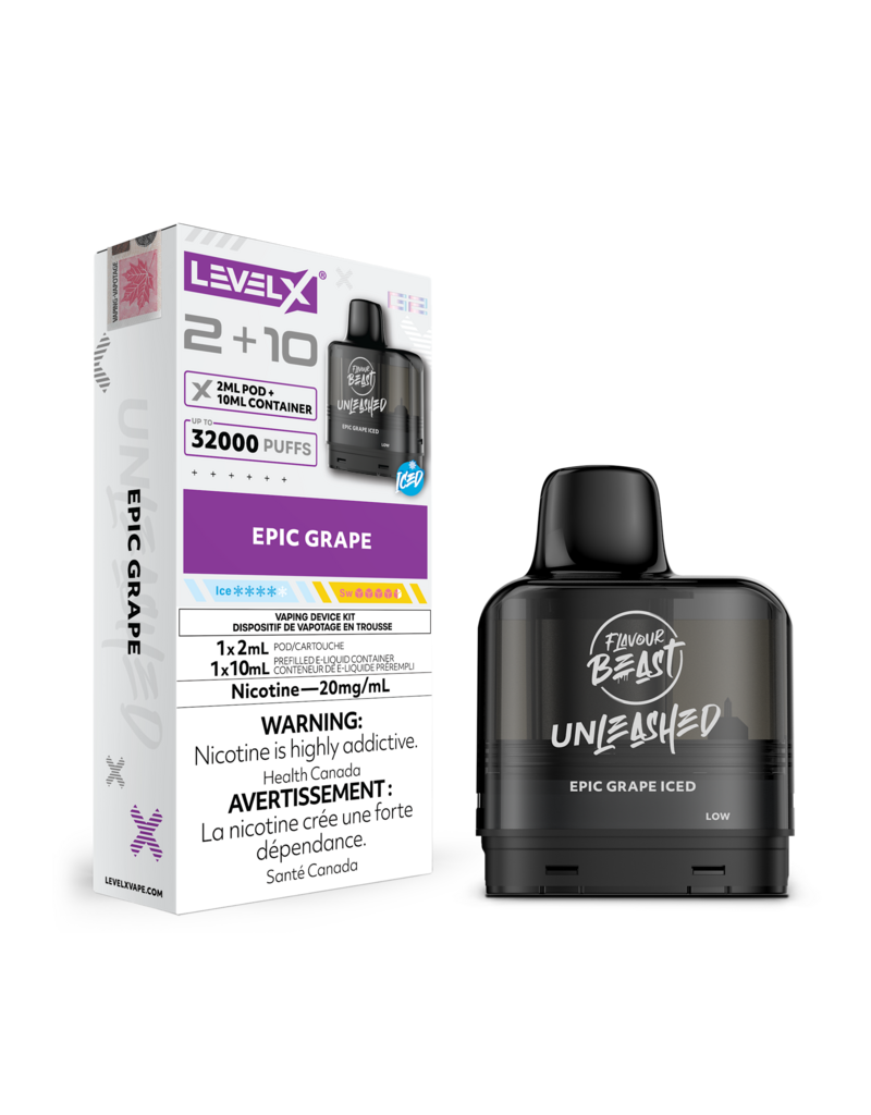 Flavour Beast Flavour Beast Level X G2 Pods Unleashed 20mg (2mL+10mL)