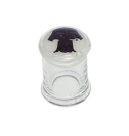 Clear Glass Pop Top Jar