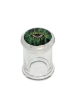 Clear Glass Pop Top Jar