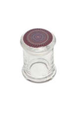 Clear Glass Pop Top Jar