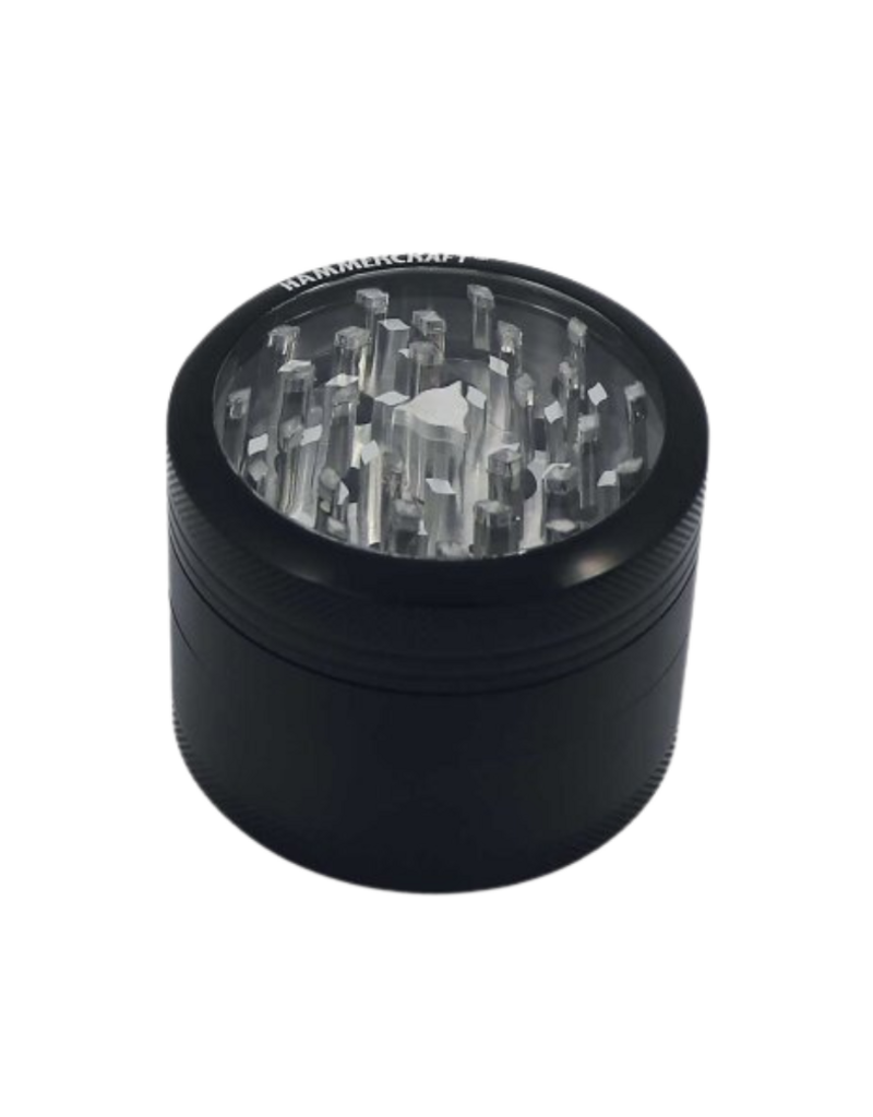 Herbal Therapy Canada Aluminum Grinder with Glass Window (4PC)