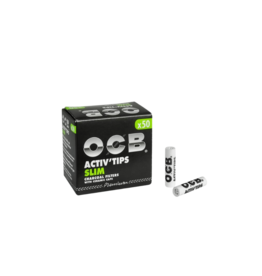 OCB OCB Activ Tips Slim Activated Charcoal Filters - 10/Pk