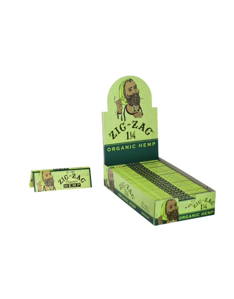 Zig Zag Zig Zag Rolling Papers Green Organic Hemp (1 1/4")