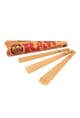 Raw Raw | Pre-Rolled King Cone Papers (3/Pk)