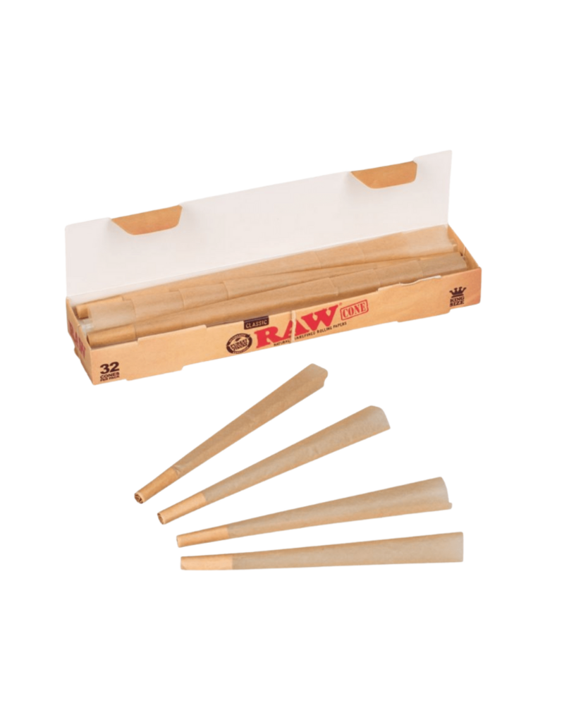 Raw Raw | Pre-Rolled King Cone Papers (1/pc)