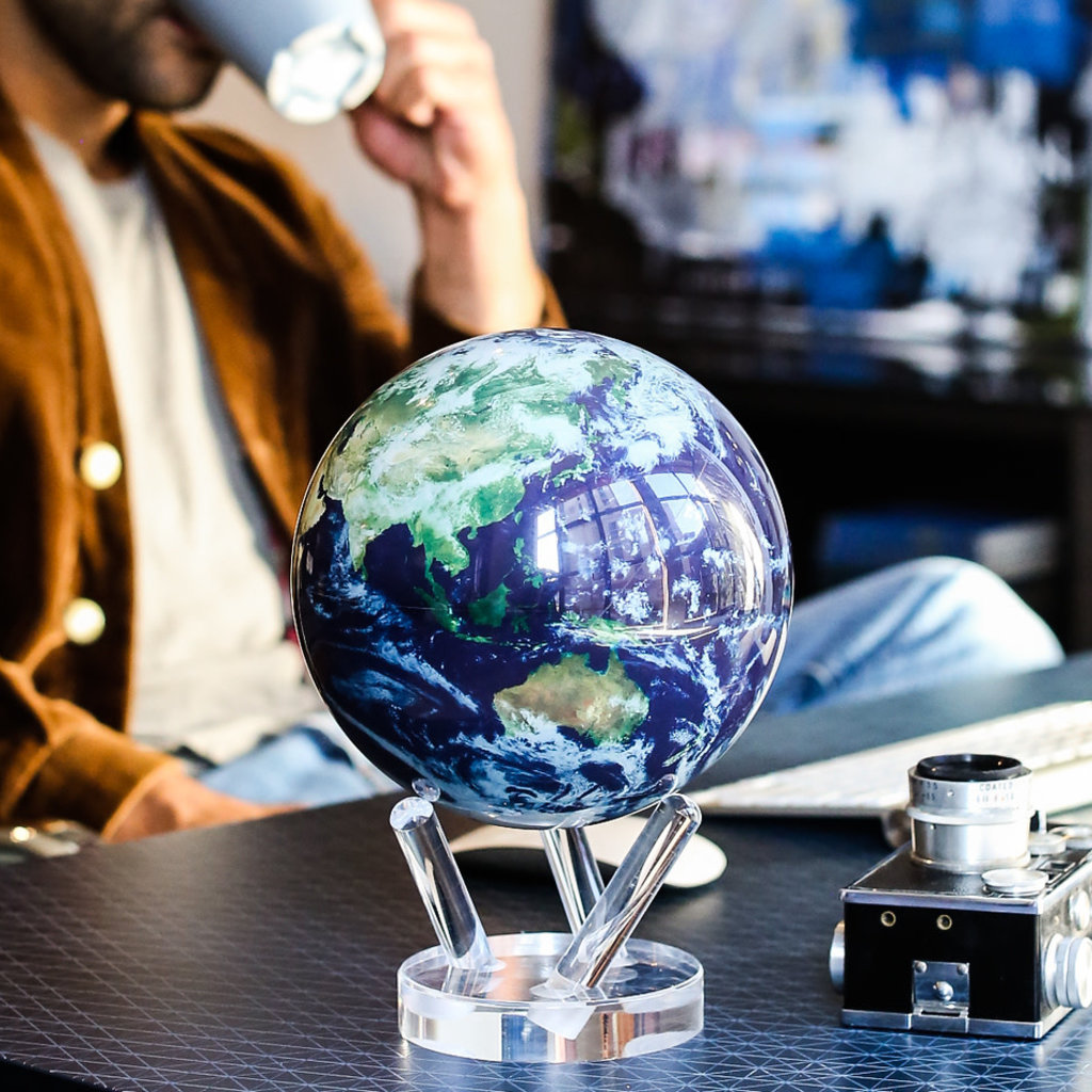 6" Globe Earth with Clouds