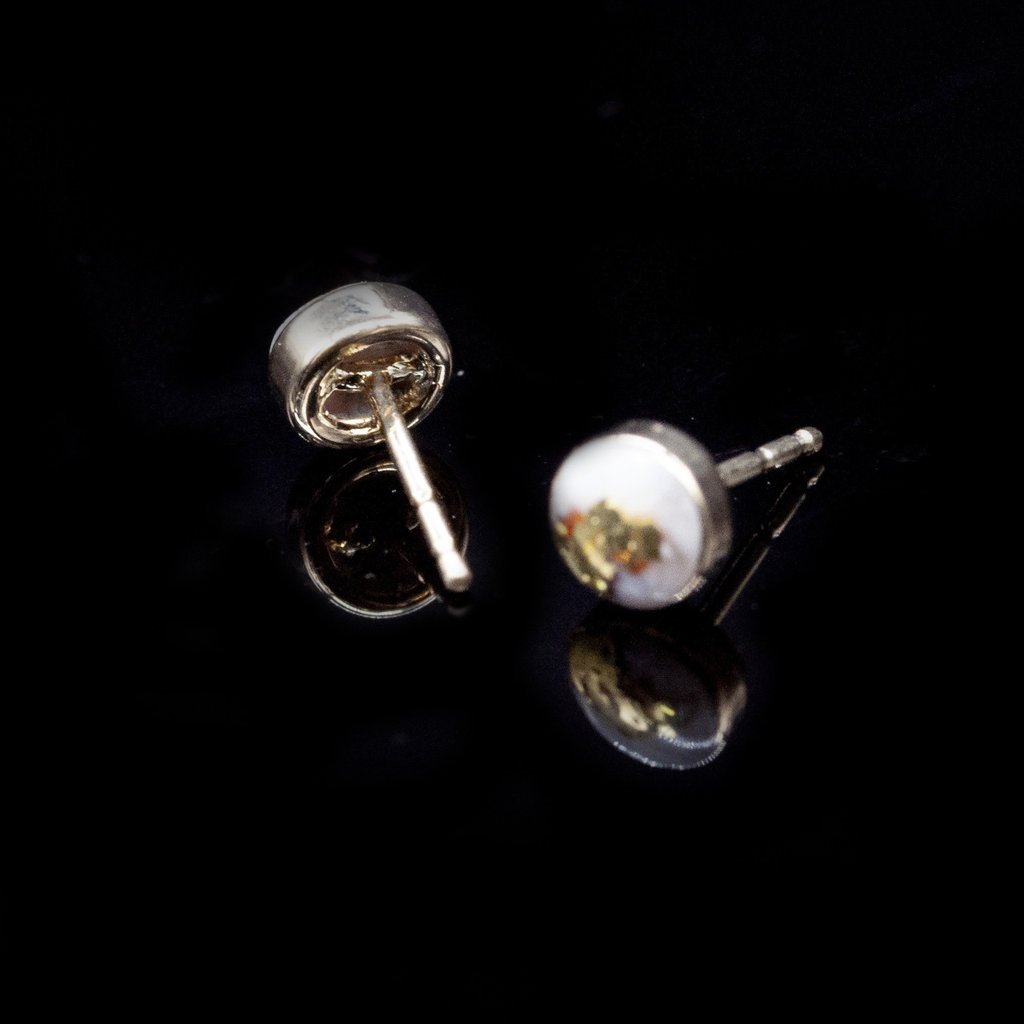Oro Cal Gold Quartz Stud Earrings EBZ6MMQ