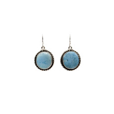 Golden Hills Turquoise Earrings - Circle