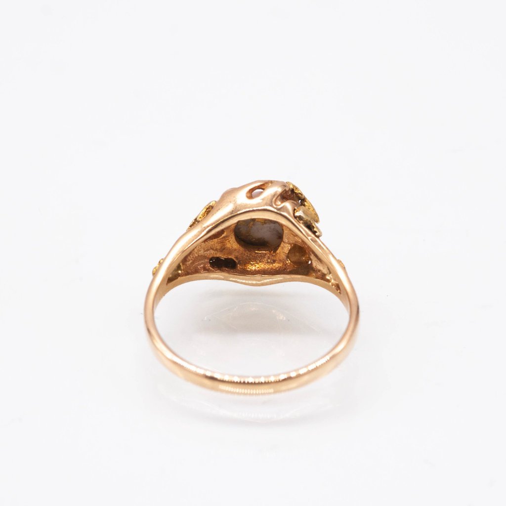Oro Cal Gold Quartz Ring - RL659Q - 7.25