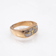 Oro Cal Gold Quartz Ring - 10.5 - RM816Q