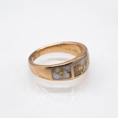 Gold Quartz Ring - RM733Q - 11.5