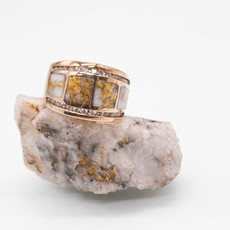 Oro Cal Gold Quartz Ring - RL892D60Q - 6