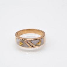Gold Quartz Ring - RM610D10Q - 10.5