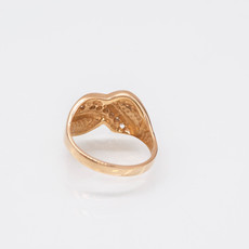 Gold Quartz Ring - RL1060Q - 7.5
