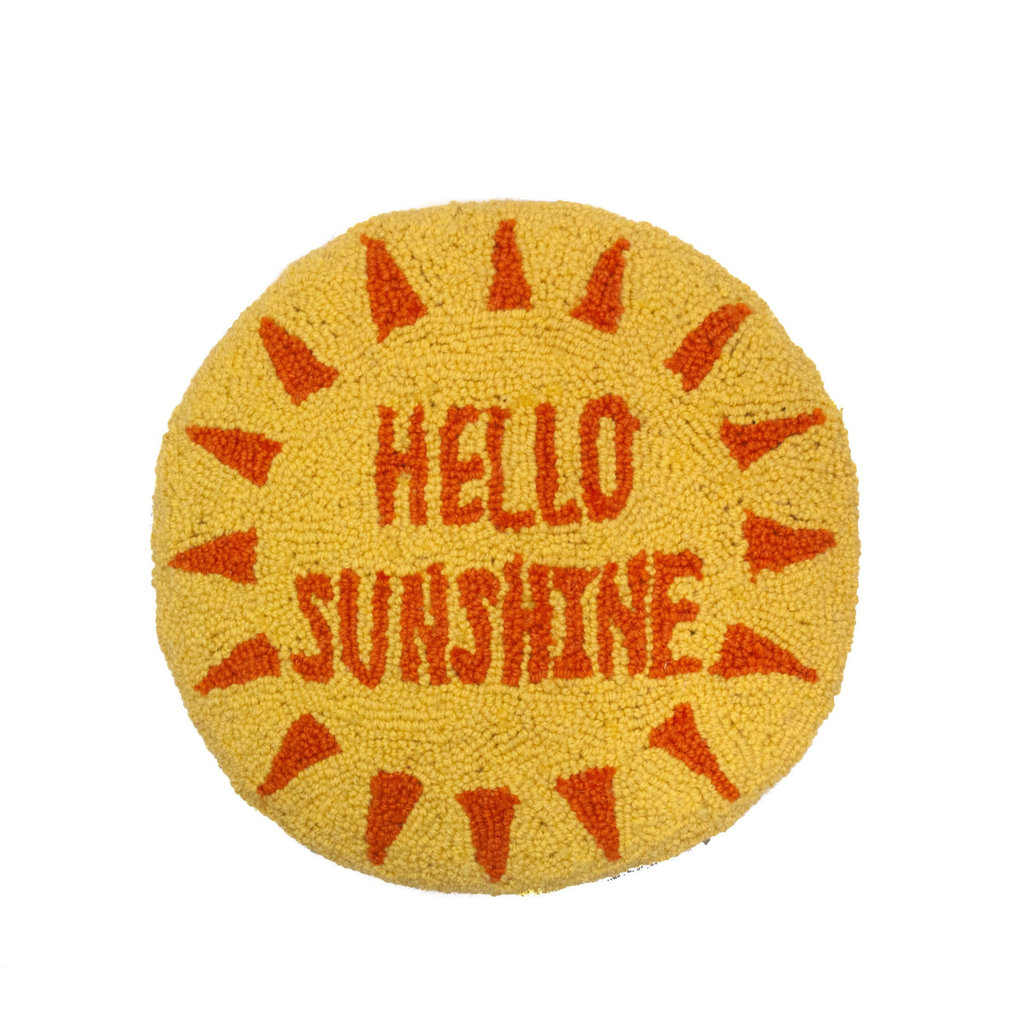 Hello Sunshine 14" round pillow