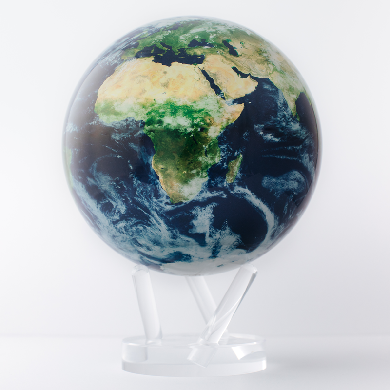 Earth with Clouds Globe 8.5"