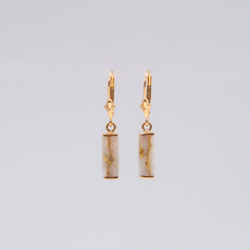 Gold Quartz Earrings EN894SQ/LB_1