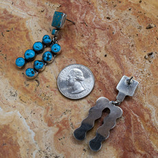 Federico Ten Stone Turquoise Earrings