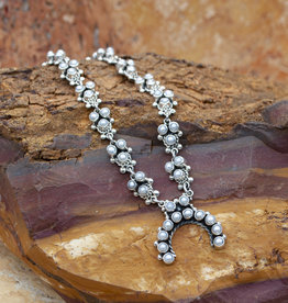 Freshwater Pearl Squash Blossom Necklace