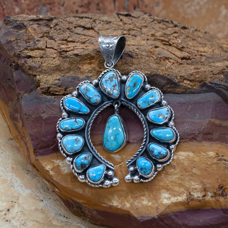 Turquoise Naja Pendant