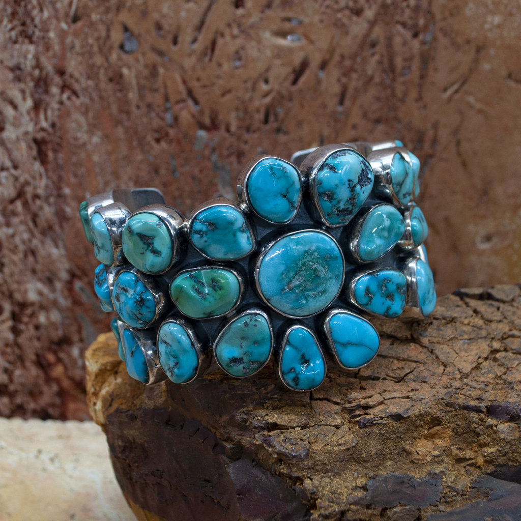 Federico Turquoise Cluster Cuff