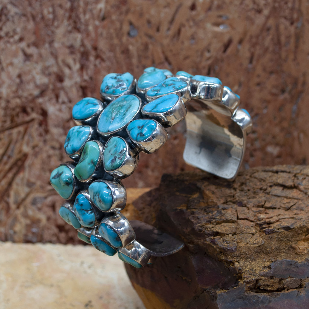 Federico Turquoise Cluster Cuff