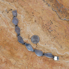 Federico 6 Stone Turquoise Link Bracelet