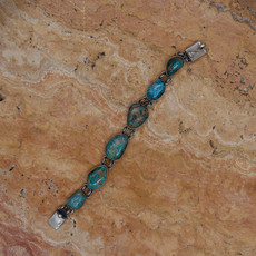Federico 6 Stone Turquoisse Link Bracelet