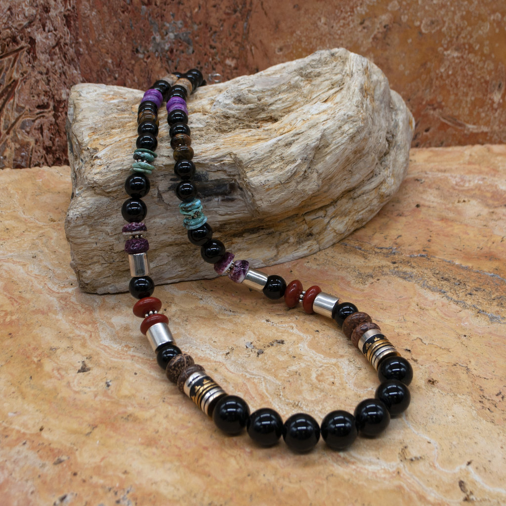 Beads Necklace Chain Man's Ladies Men's Womens Boys Girls Tribal Hippy
