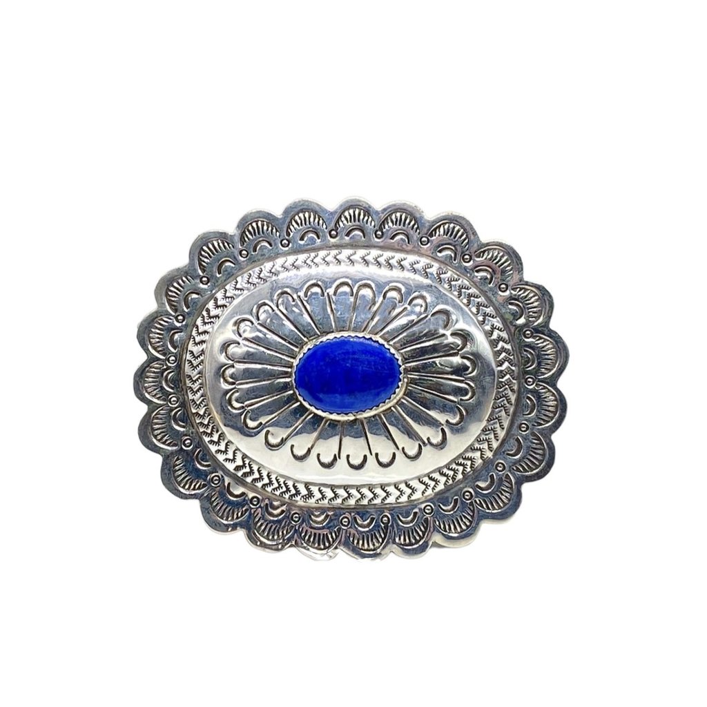 Single Lapis Belt Buckle