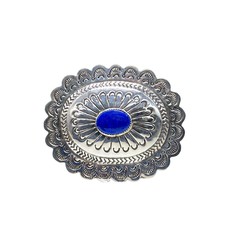 Single Lapis Belt Buckle