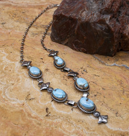 Golden Hills Turquoise Neck w/ Ears by Violet Sam