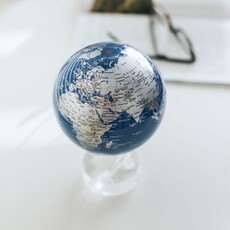 MOVA GLOBES 6" Globe Blue and Silver