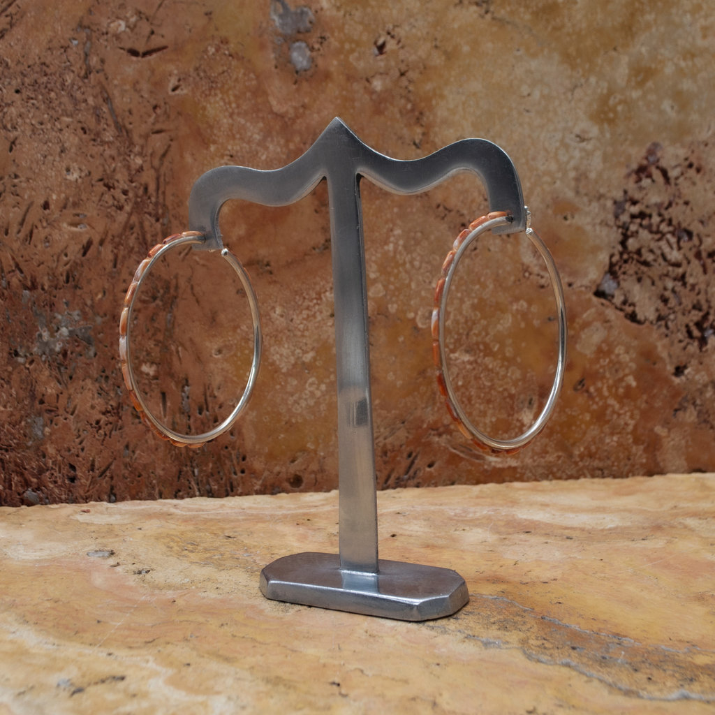 Federico XL Orange Spiny Oyster Hoops 2.75"