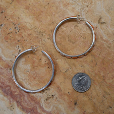 Federico Large Orange Spiny Oyster Hoops 2"