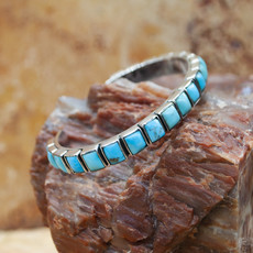 Turquoise Single Row Cuff