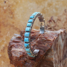 Turquoise Single Row Cuff