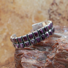 Federico Purple Spiny Oyster Cuff 2 Rows