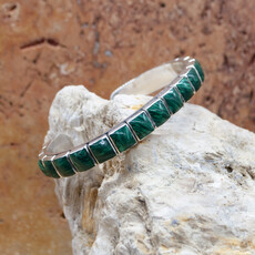 Federico Single Row Malachite Cuff