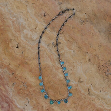 Federico 13 Stone 18" Turquoise Necklace