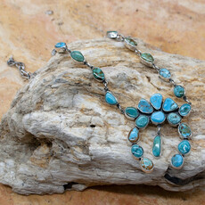 Federico Turquoise 26" Naja Necklace