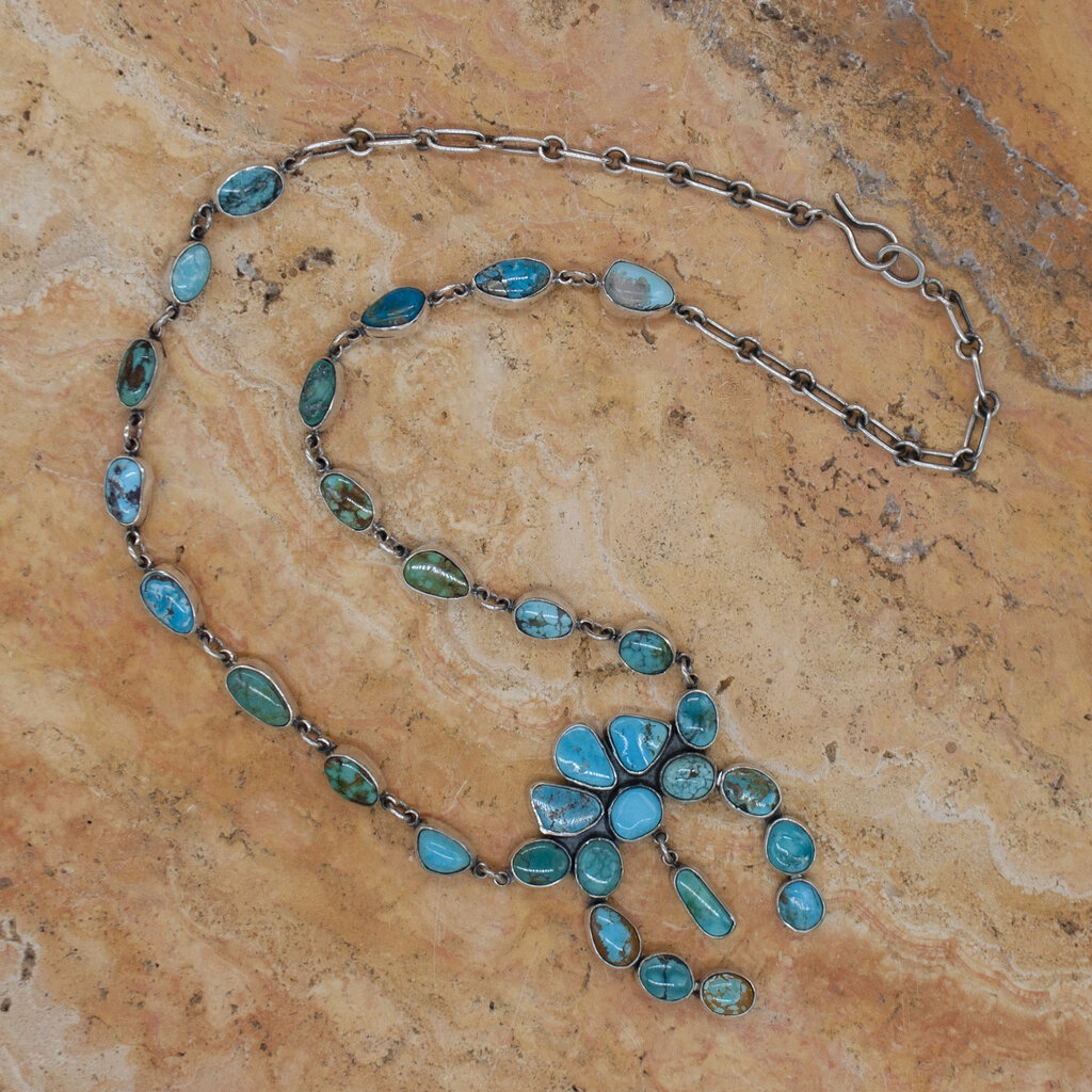 Federico Turquoise 26" Naja Necklace