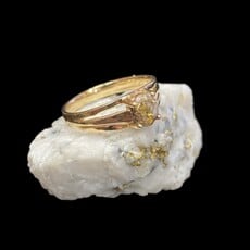 Oro Cal Gold Quartz Ring  - RL787Q-(G4) size 7.75