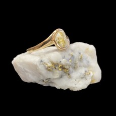 Oro Cal Gold Quartz Ring - RL649Q - (G4) size 6.75