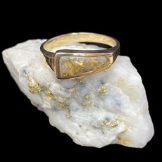 Oro Cal Gold Quartz Ring RL1074Q-(G5) size 7